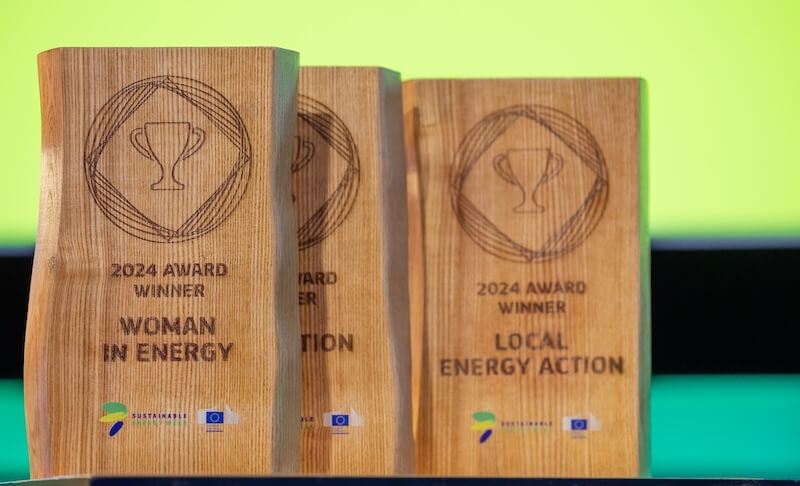 European Sustainable Energy Awards | AQUABATTERY is nominated for 2025 EUSEW Innovation Award